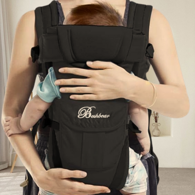 BETHBEARS - Porte-Bébé Physiologique Confortable pour Bébé 0-2 Ans, Coton & Polyester 2