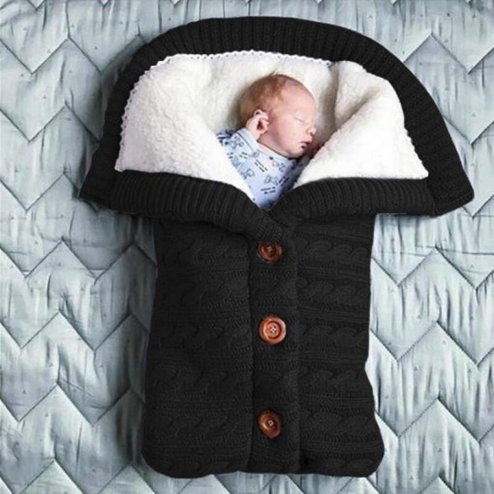 Chancelière Bébé 0-12 Mois - Nid D'Ange Doux en Laine et Coton, Confort Optimal 1