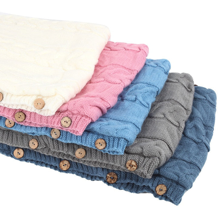 Chancelière Tricotée Bébé - Confort Optimal en Acrylique pour Hiver 0-12 Mois 5