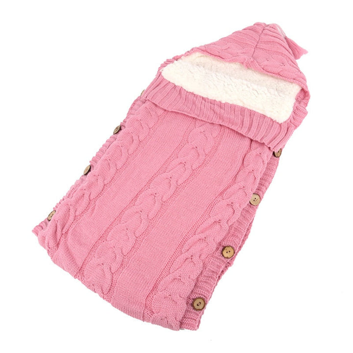 Chancelière Tricotée Bébé - Confort Optimal en Acrylique pour Hiver 0-12 Mois 9