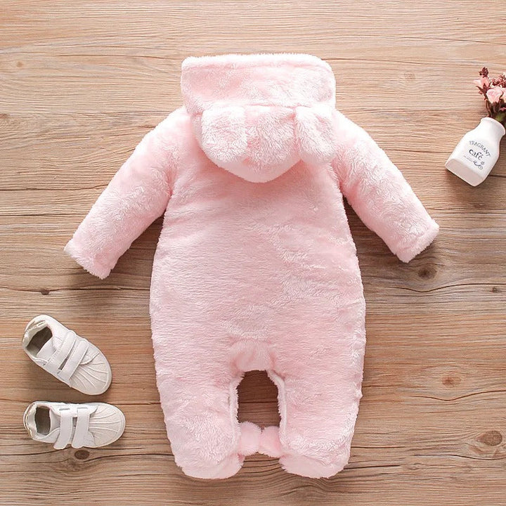 Combinaison d'Hiver pour Bébé - Douce et Chaude avec Capuchon Lapin Unisexe 4