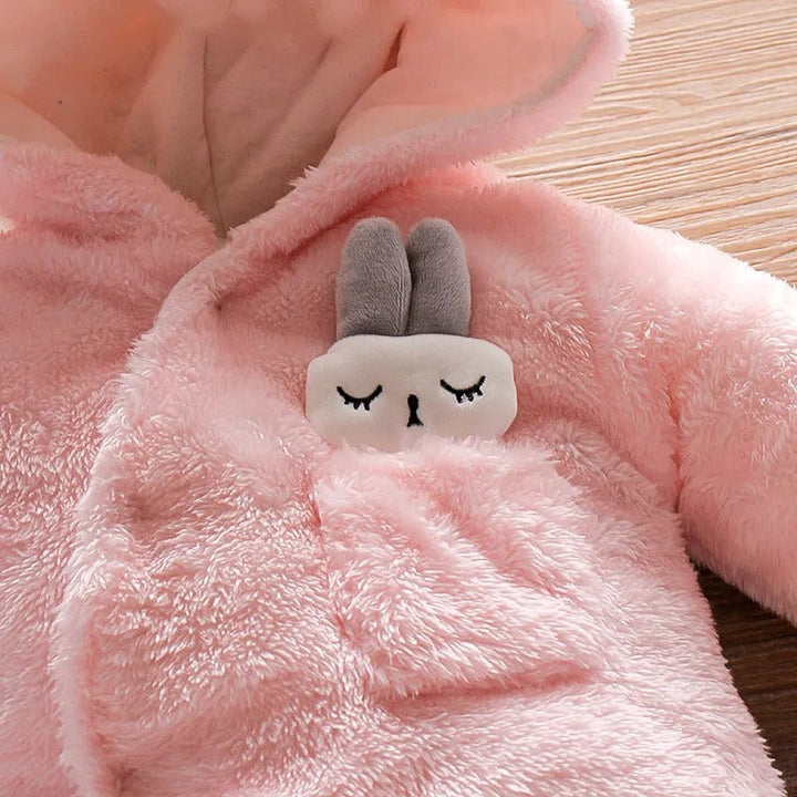 Combinaison d'Hiver pour Bébé - Douce et Chaude avec Capuchon Lapin Unisexe 7