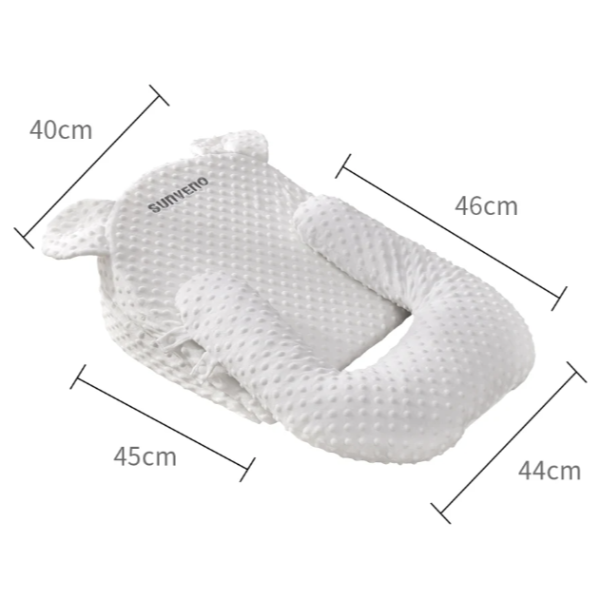 Coussin Anti-Reflux Bébé - Soutien Ergonomique Inclinable pour Sommeil Paisible 6