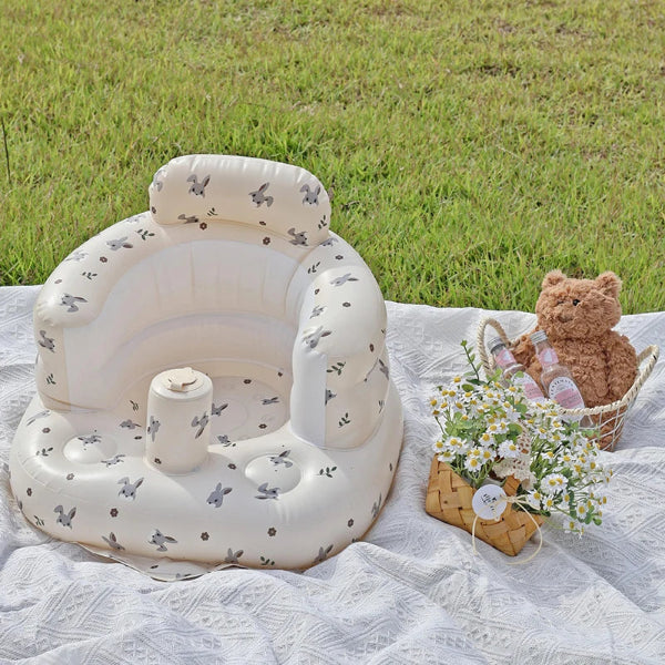 Coussin Bébé Gonflable Avec Pompe Intégrée - Siège Confortable et Sécurisé 3