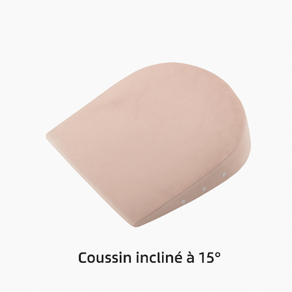 Coussin Bébé Inclinable Anti-Reflux Réglable - Ergonomique et Portable pour Sommeil Confortable 0