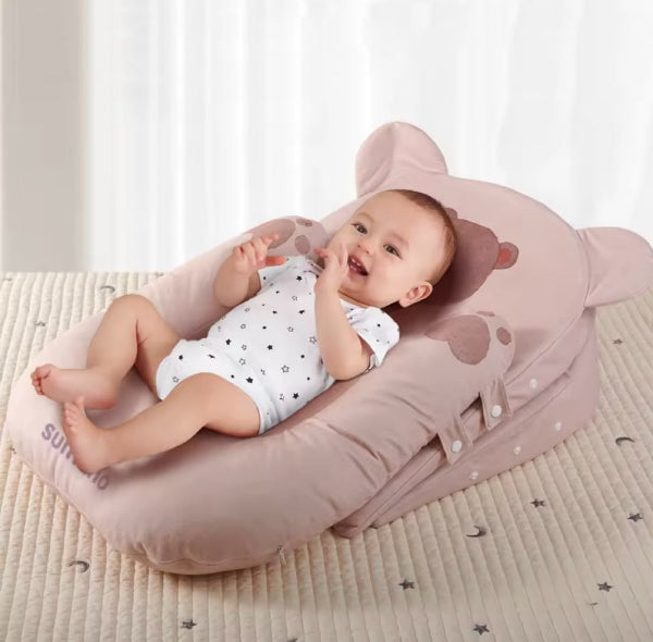 Coussin Bébé Inclinable Anti-Reflux Réglable - Ergonomique et Portable pour Sommeil Confortable 2