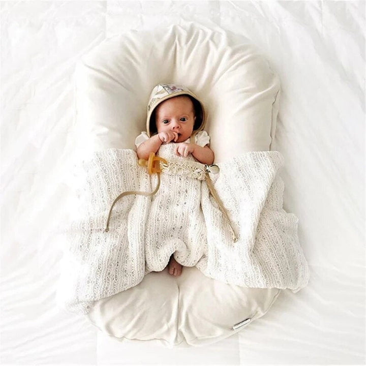 Coussin Bébé Multifonctionnel en Coton Doux - Réducteur de Lit Confortable 0