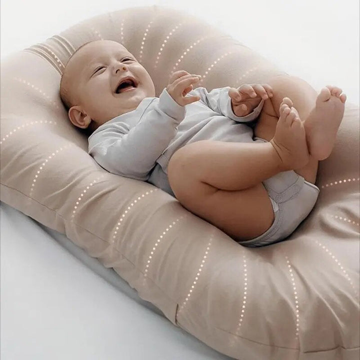 Coussin Bébé Multifonctionnel en Coton Doux - Réducteur de Lit Confortable 4