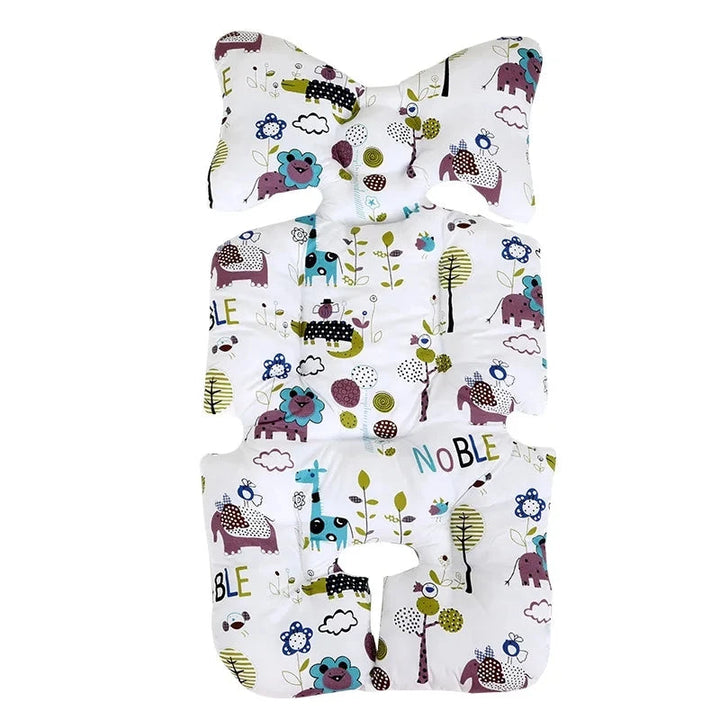 Coussin Bébé Universel en Coton - Confort Optimal pour Poussette et Siège Auto 2