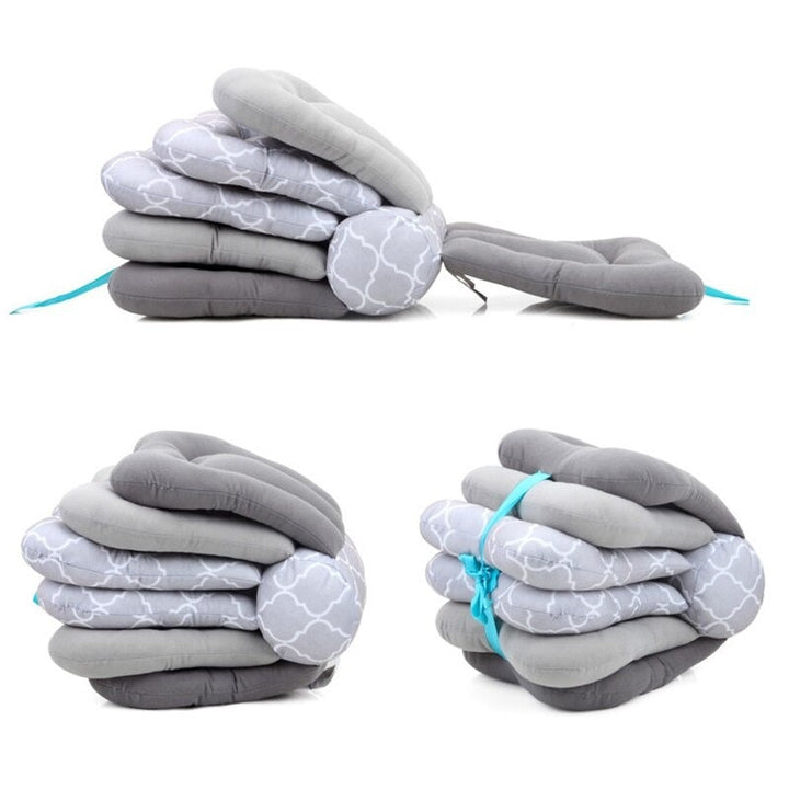 Coussin D'Allaitement Bébé - Confort Optimal En Coton Doux Lavable 4
