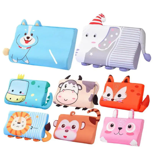 Coussin Ergonomique Enfant en Mousse à Mémoire de Forme - Confort Optimal et Design Amusant 2
