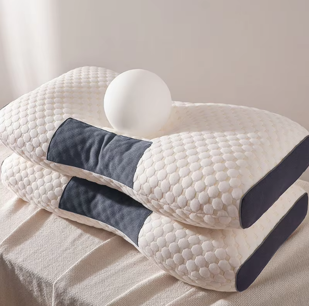 Coussin Ergonomique Massant en Fibre de Soja - Oreiller Cervical pour Un Sommeil Réparateur 5