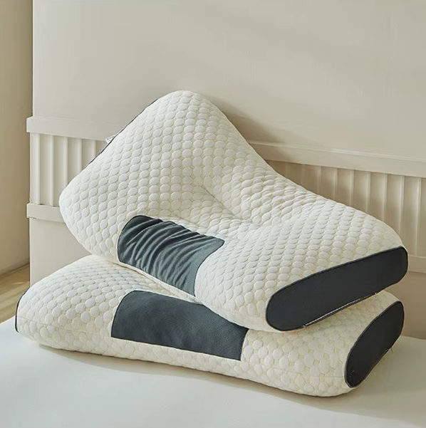 Coussin Ergonomique Massant en Fibre de Soja - Oreiller Cervical pour Un Sommeil Réparateur 6
