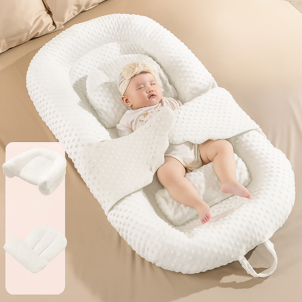 Coussin Inclinable Anti-Reflux 3-en-1 pour Bébé - Ergonomique et Portable 0