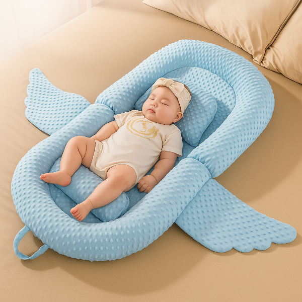 Coussin Inclinable Anti-Reflux 3-en-1 pour Bébé - Ergonomique et Portable 2