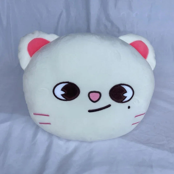 Coussin Peluche Doux - Oreiller Rondeau Confortable en Coton pour Enfants 4