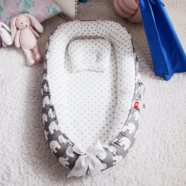 Coussin Réducteur Lit Bébé Bionique Ergonomique en Coton Doux - Confort et Sécurité 10