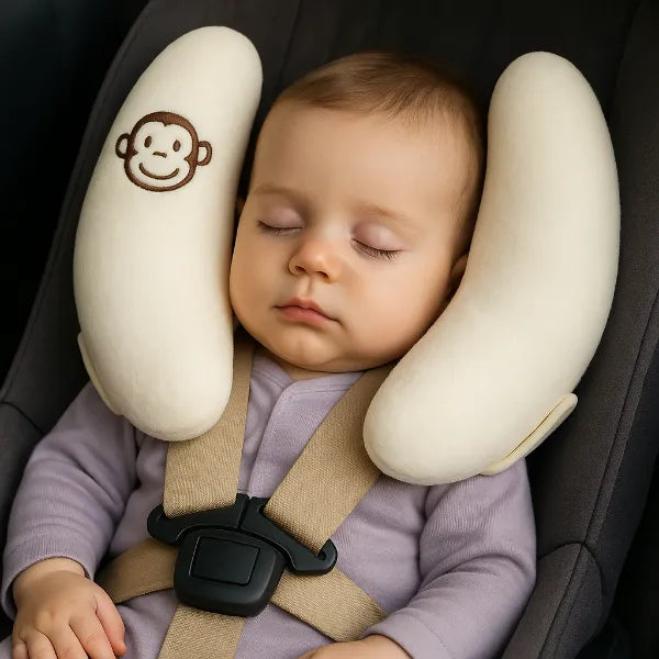 Coussin Siège Auto Bébé Ergonomique - Soutien Tête Ajustable pour Voiture 1