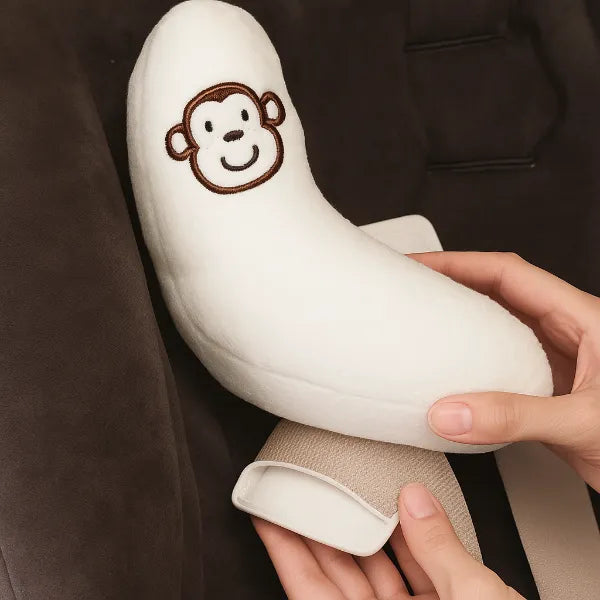 Coussin Siège Auto Bébé Ergonomique - Soutien Tête Ajustable pour Voiture 2