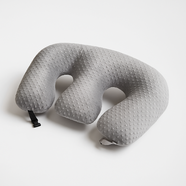 Coussin d'Allaitement Ergonomique pour Jumeaux - Confort Optimal en Coton Doux 0