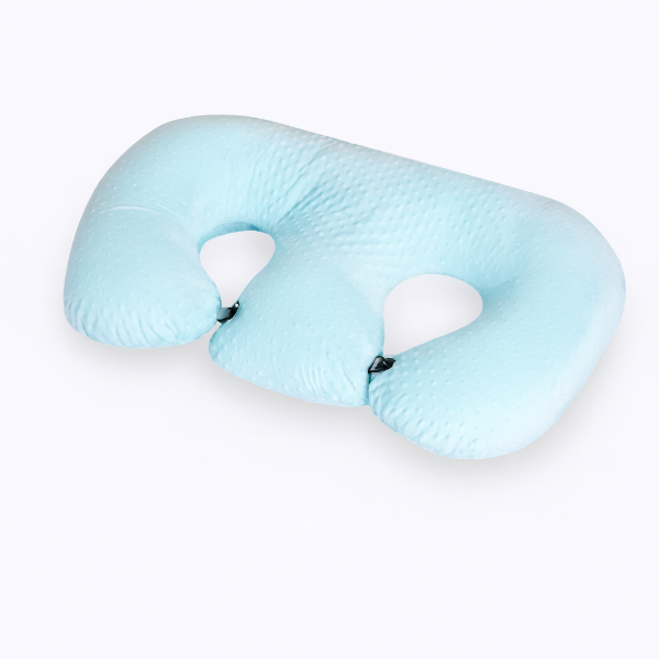 Coussin d'Allaitement Ergonomique pour Jumeaux - Confort Optimal en Coton Doux 5