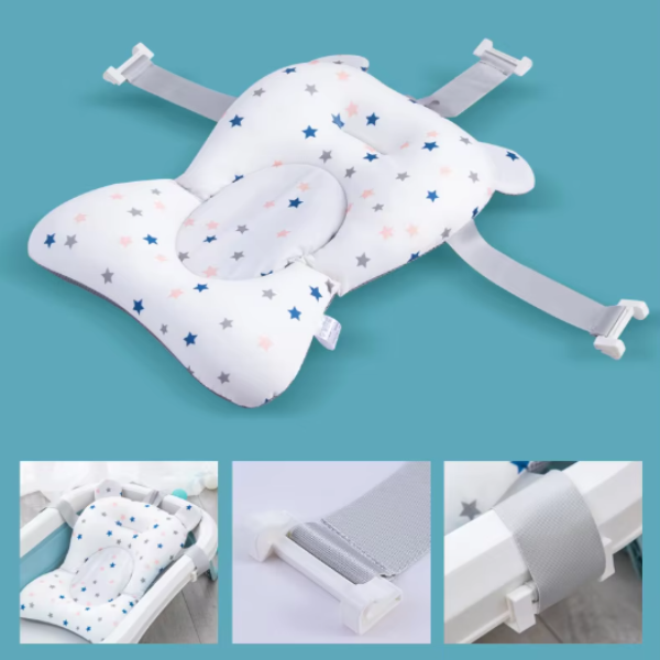 Coussin de Baignoire Antidérapant Pour Bébé - Confort Ergonomique et Sécurité 5
