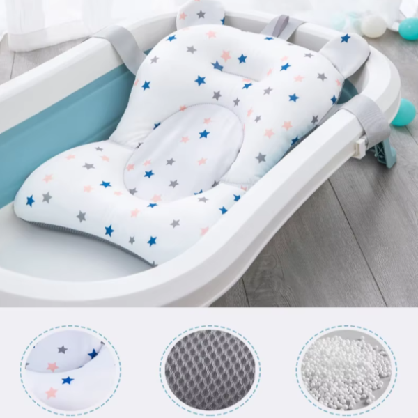 Coussin de Baignoire Antidérapant Pour Bébé - Confort Ergonomique et Sécurité 6