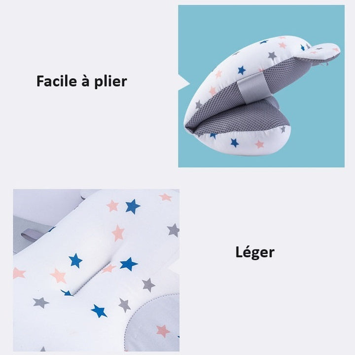 Coussin de Bain Bébé Anti-Dérapant en Coton - Confort et Sécurité pour Baignoire 3