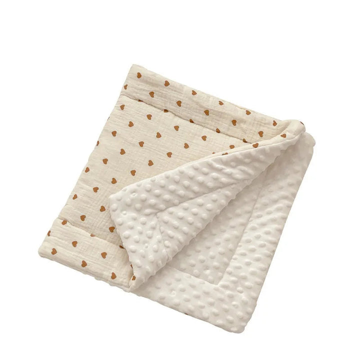 Coussin de Poussette Confortable en Coton Crêpe et Velours 3D pour Bébé 1