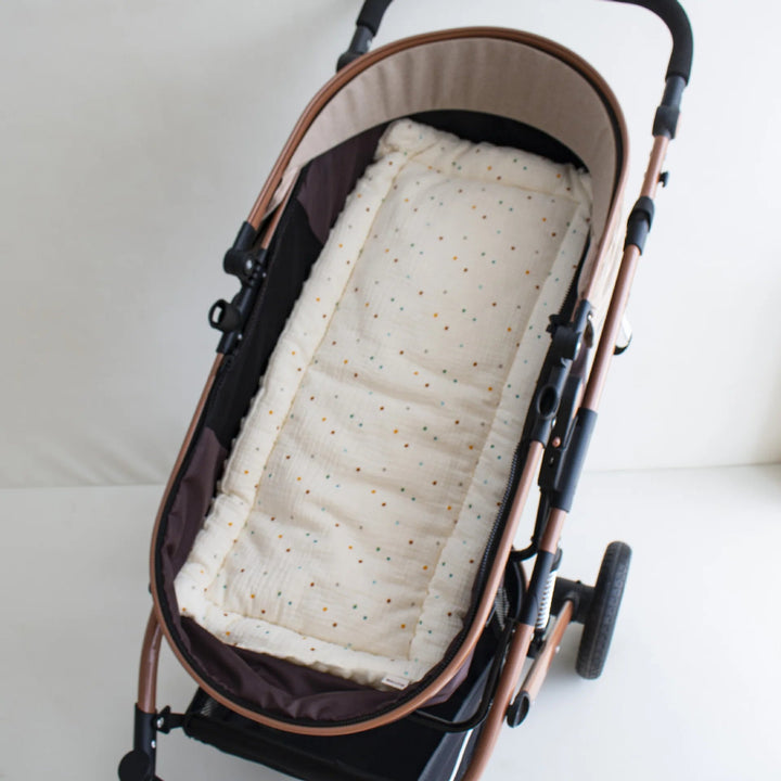 Coussin de Poussette Confortable en Coton Crêpe et Velours 3D pour Bébé 12