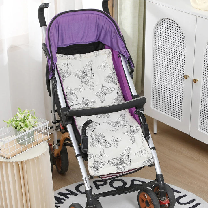 Coussin de Poussette Confortable en Coton Crêpe et Velours 3D pour Bébé 14