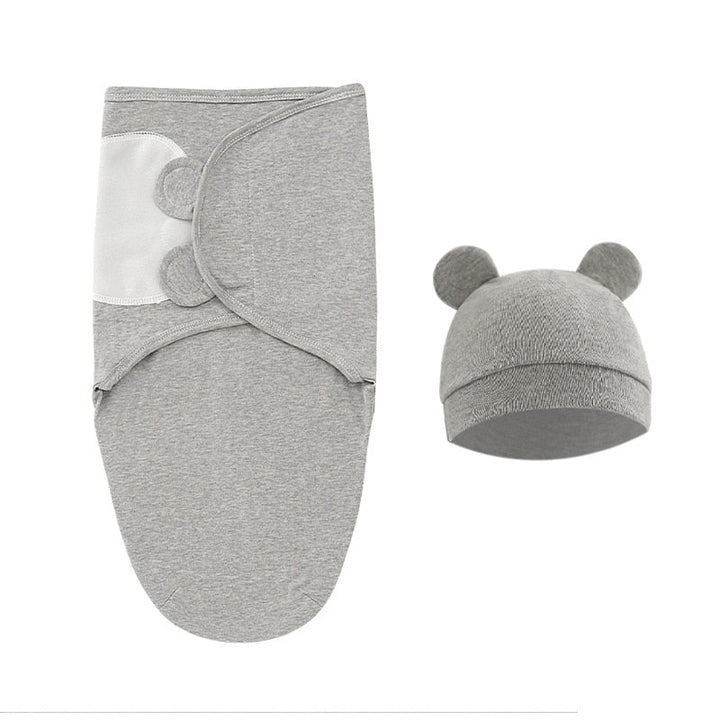 Couverture D'Emmaillotage En Coton Doux Pour Un Sommeil Securisé Bébé 0