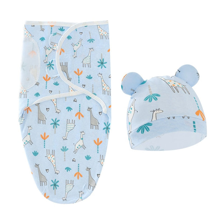 Couverture D'Emmaillotage En Coton Doux Pour Un Sommeil Securisé Bébé 4