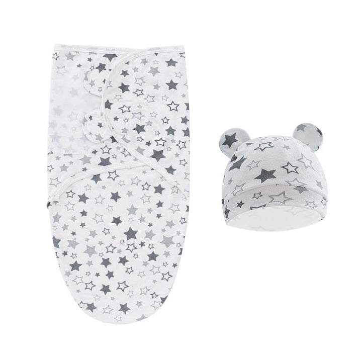 Couverture D'Emmaillotage En Coton Doux Pour Un Sommeil Securisé Bébé 5