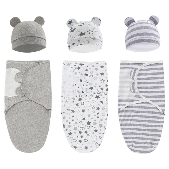 Couverture D'Emmaillotage En Coton Doux Pour Un Sommeil Securisé Bébé 8