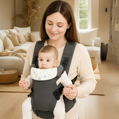 Dalace - Porte Bébé 4-en-1 Ergonomique Réglable pour Nouveau-né et Confort Optimal 0