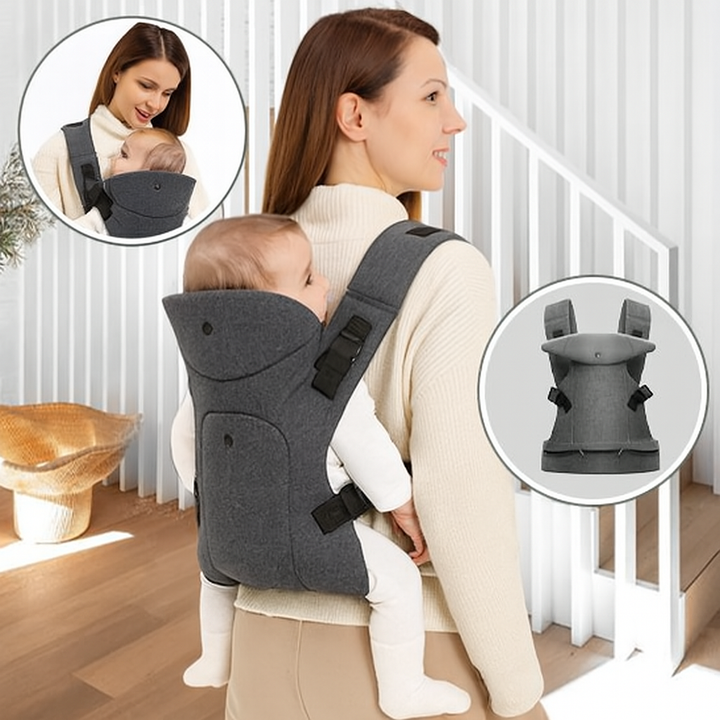 Dalace - Porte Bébé 4-en-1 Ergonomique Réglable pour Nouveau-né et Confort Optimal 6