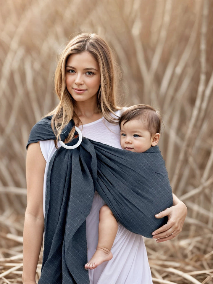 Écharpe Sling - Porte-Bébé Écologique Confortable en Coton Biologique, Idéal Dès la Naissance 8