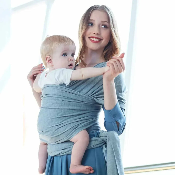 Écharpe de Portage Coton Bio - Confort Optimal pour Bébé et Mains Libres 3