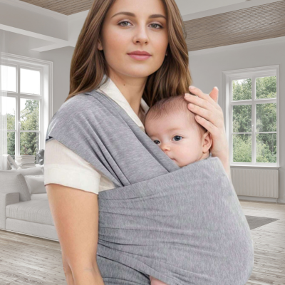 Écharpe de Portage Coton Bio - Confort Optimal pour Bébé et Mains Libres 8