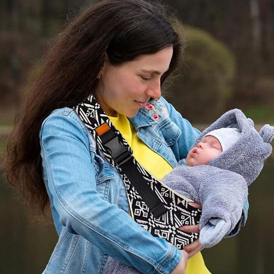 FlexiMove - Écharpe de Portage Ergonomique Légère pour Bébé jusqu'à 25kg 2