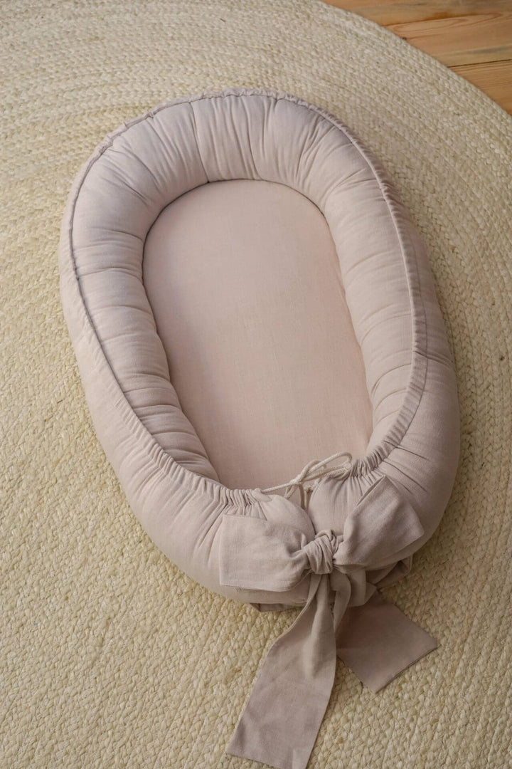 Housse de Matelas en Lin Doux pour Nid Bébé - Confort Respirant et Lavable 2