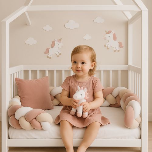 Lullaby™ - Tresse de Lit Hypoallergénique pour Bébé - Protection Douce et Confortable 0