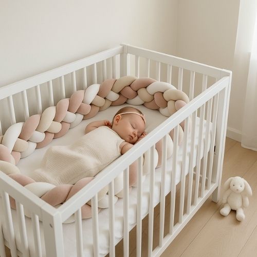 Lullaby™ - Tresse de Lit Hypoallergénique pour Bébé - Protection Douce et Confortable 2