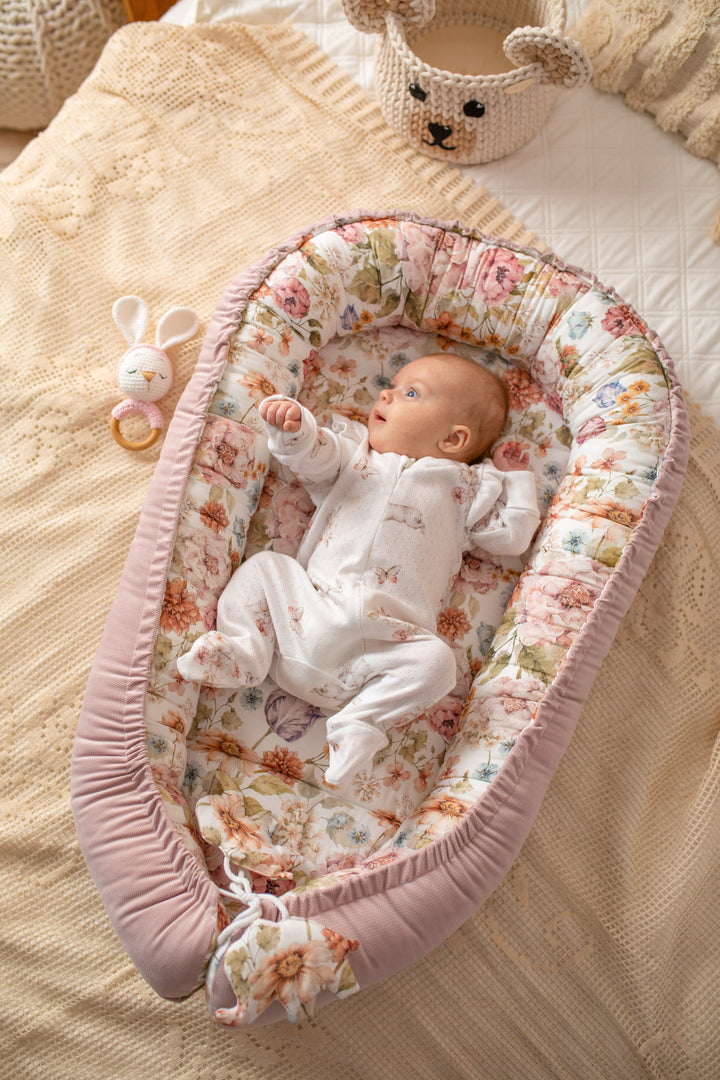 Nid Bébé - Nid Douillet en Coton 100% Pour Enfants Jusqu'à 12 Mois 0