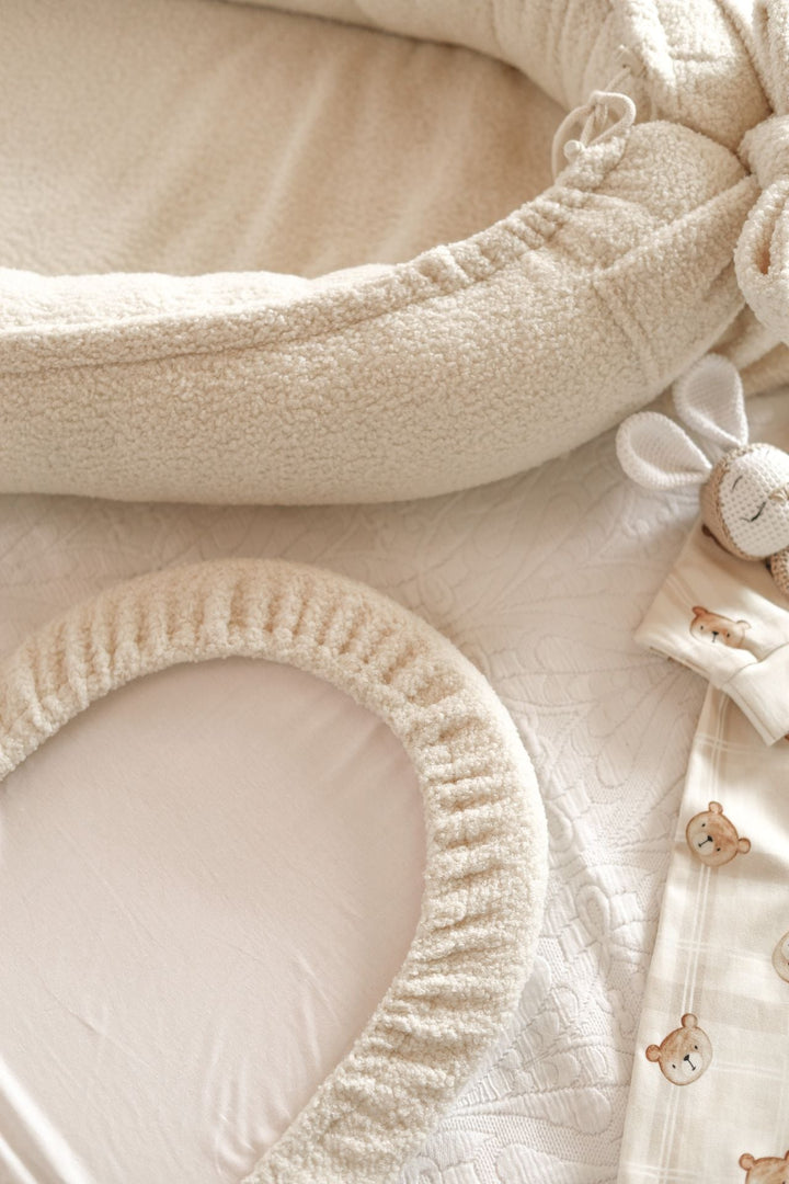 Nid Bébé Bouclé Fait Main - Confort Sûr et Style Élégant pour Nouveau-nés 8