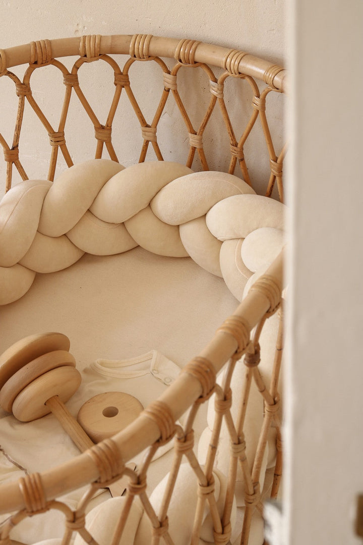 Nid Bébé Tressé en Velours de Coton Hypoallergénique - Confort et Sécurité 7