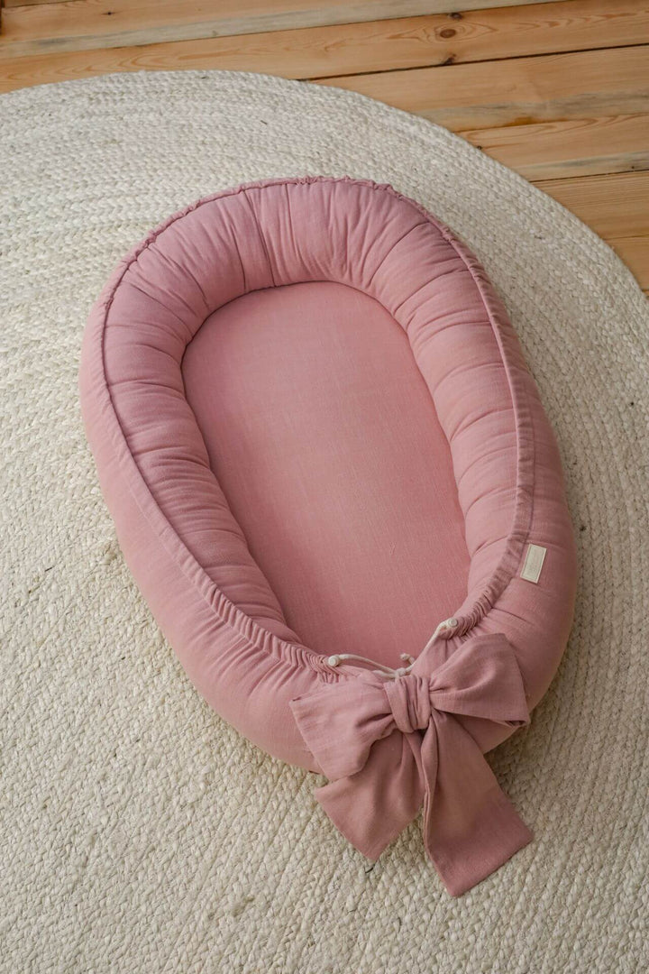 Nid Bébé en Lin Doux Fait Main - Cocooning Premium - Confort Optimal et Sécurisé 2