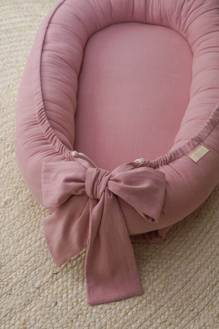 Nid Bébé en Lin Doux Fait Main - Cocooning Premium - Confort Optimal et Sécurisé 3