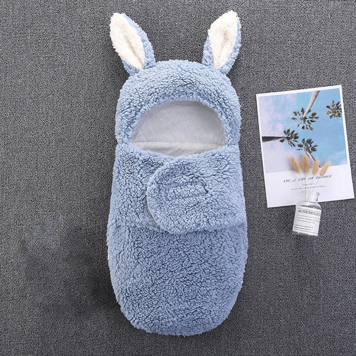 Nid D'Ange Bébé Lapin Doux en Coton - Confort Optimal pour Poussette et Berceau 0